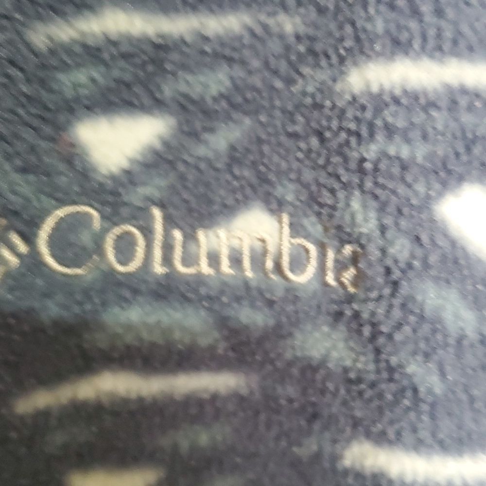 Columbia Sawyer Rapids Printed Full Zip Fleece Zip pocket’s Drawstring L - Picture 5 of 8
